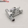 GutenTop 1/2 &quot;PEX X 3/8&quot; OD LAITON ROBINET D&#39;ARRET D&#39;ANGLE 1/4 TOUR (SANS PLOMB)